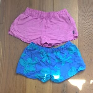 Patagonia Womens Baggies Shorts - 2. inch - Small 2 Pair